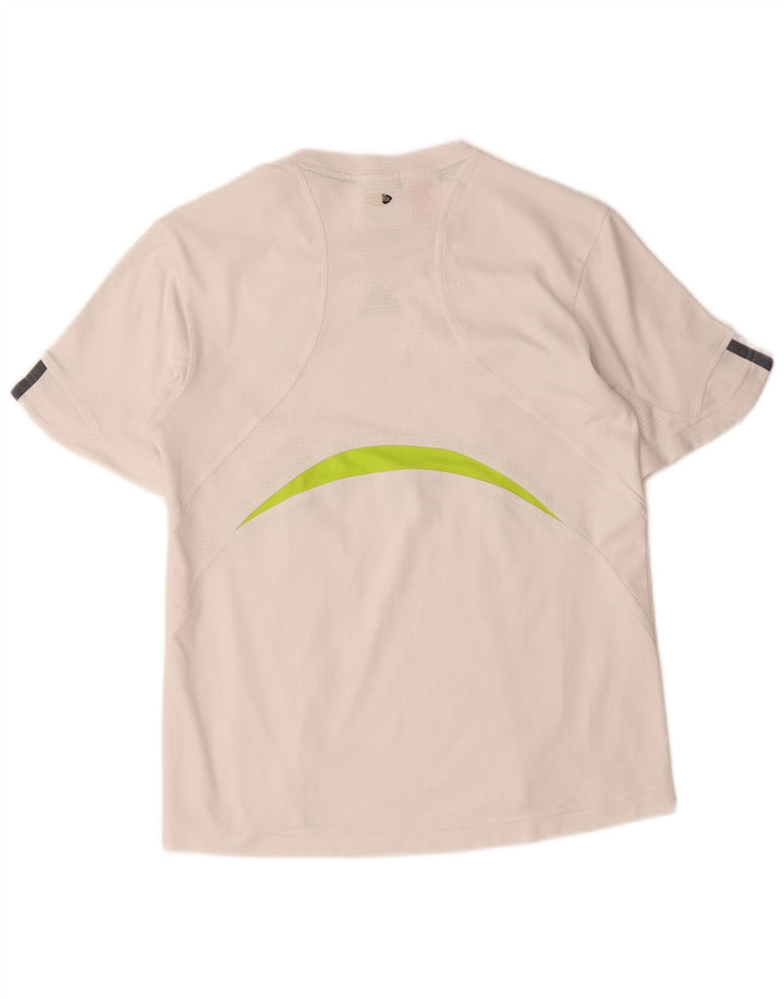 Adidas Climacool T-Shirt für Jungen, 13–14 Jahre, weißes Colourblock-Polyester