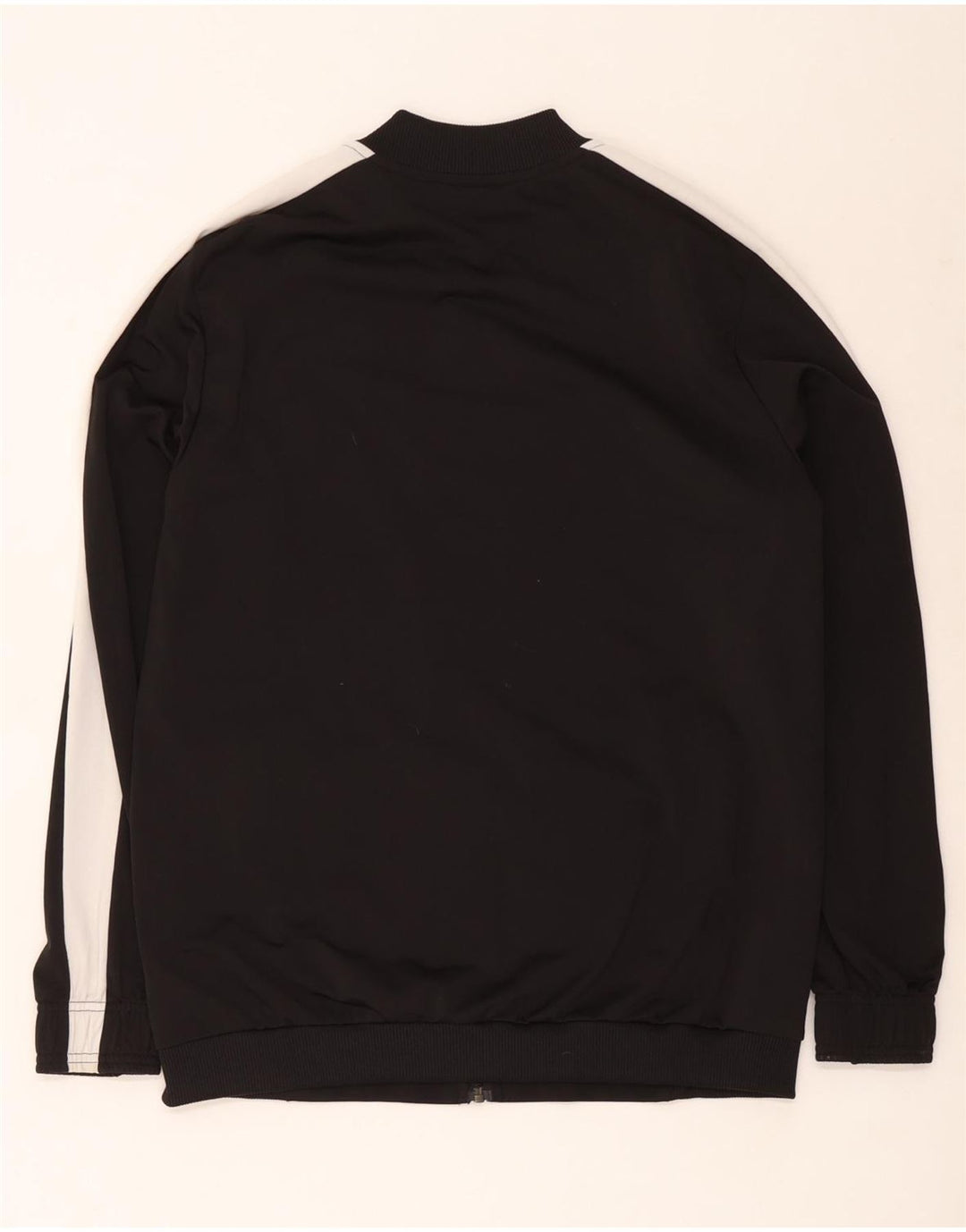 Puma Herren-Trainingsanzug-Top-Jacke, Mittelschwarzes Farbblock-Polyester