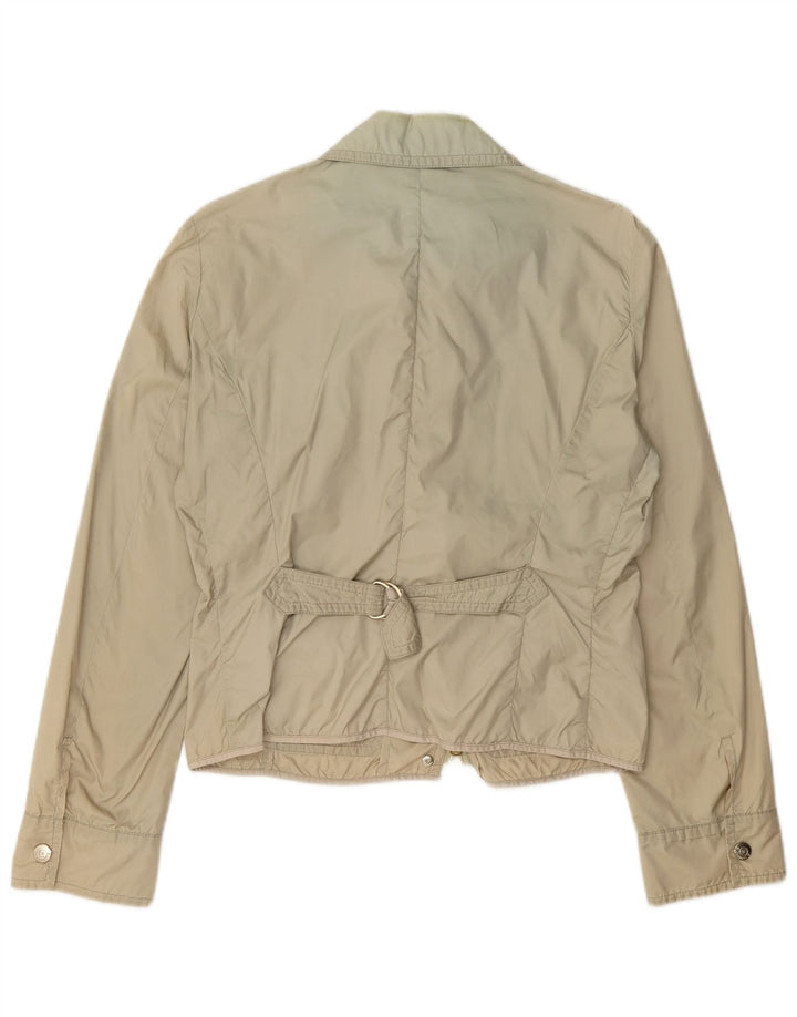 Cerruti 1881 Damen Utility-Jacke IT 44 Medium Beige Nylon