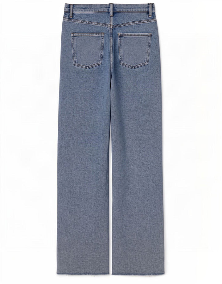 Zara Damen Straight Jeans EU 38 Small W28 L34 Blau