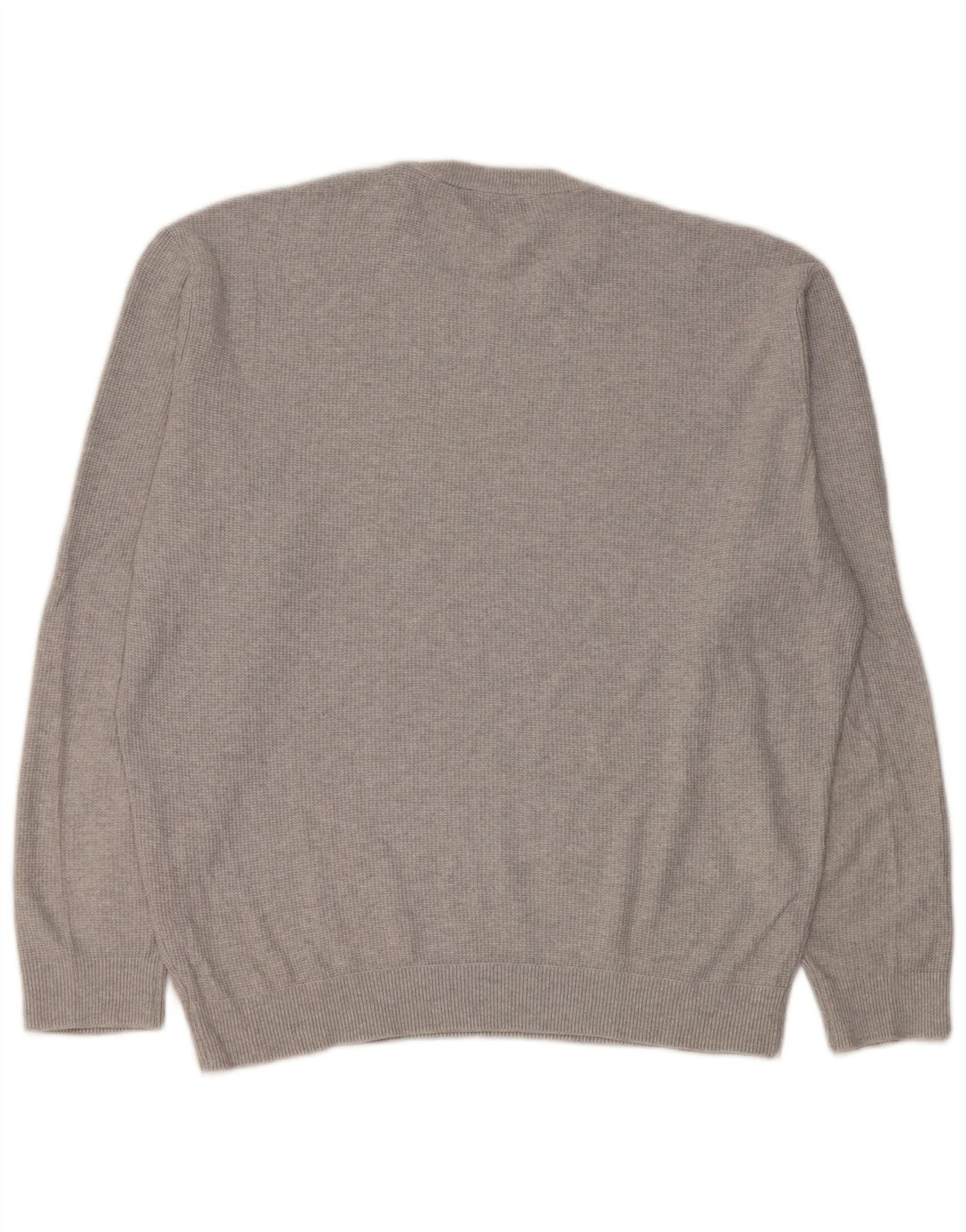 Zara Herren-Pullover mit Rundhalsausschnitt, Größe L, Grau