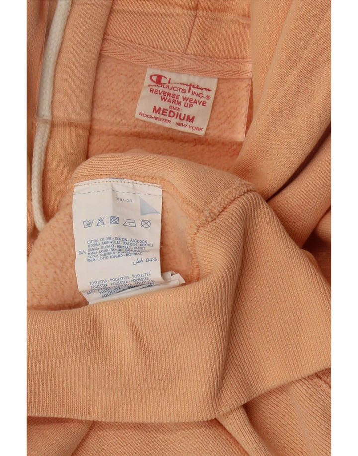 CHAMPION Herren-Kapuzenpullover aus mitteloranger Baumwolle