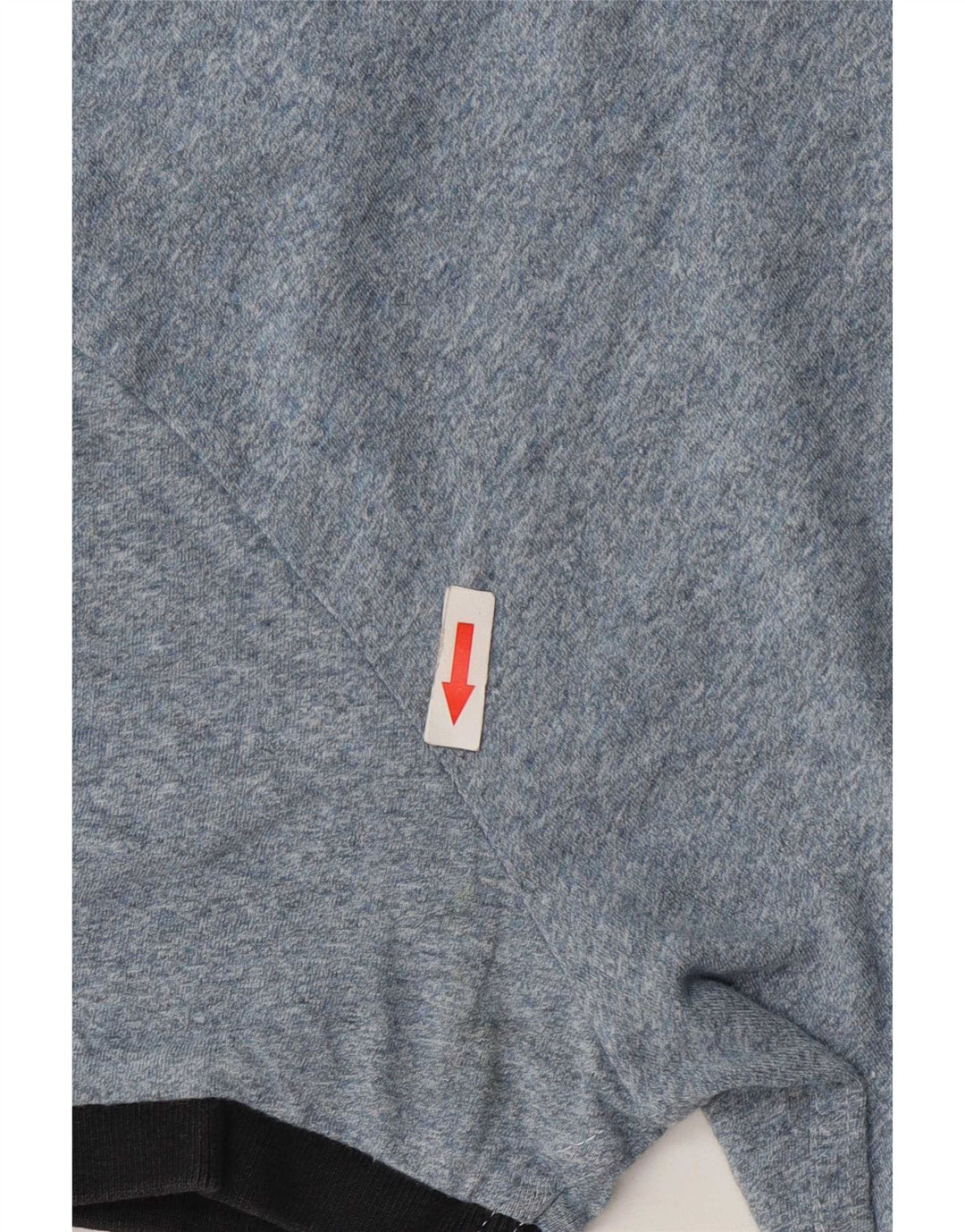 Superdry Herren-T-Shirt-Oberteil, klein, blau gefleckte Baumwolle