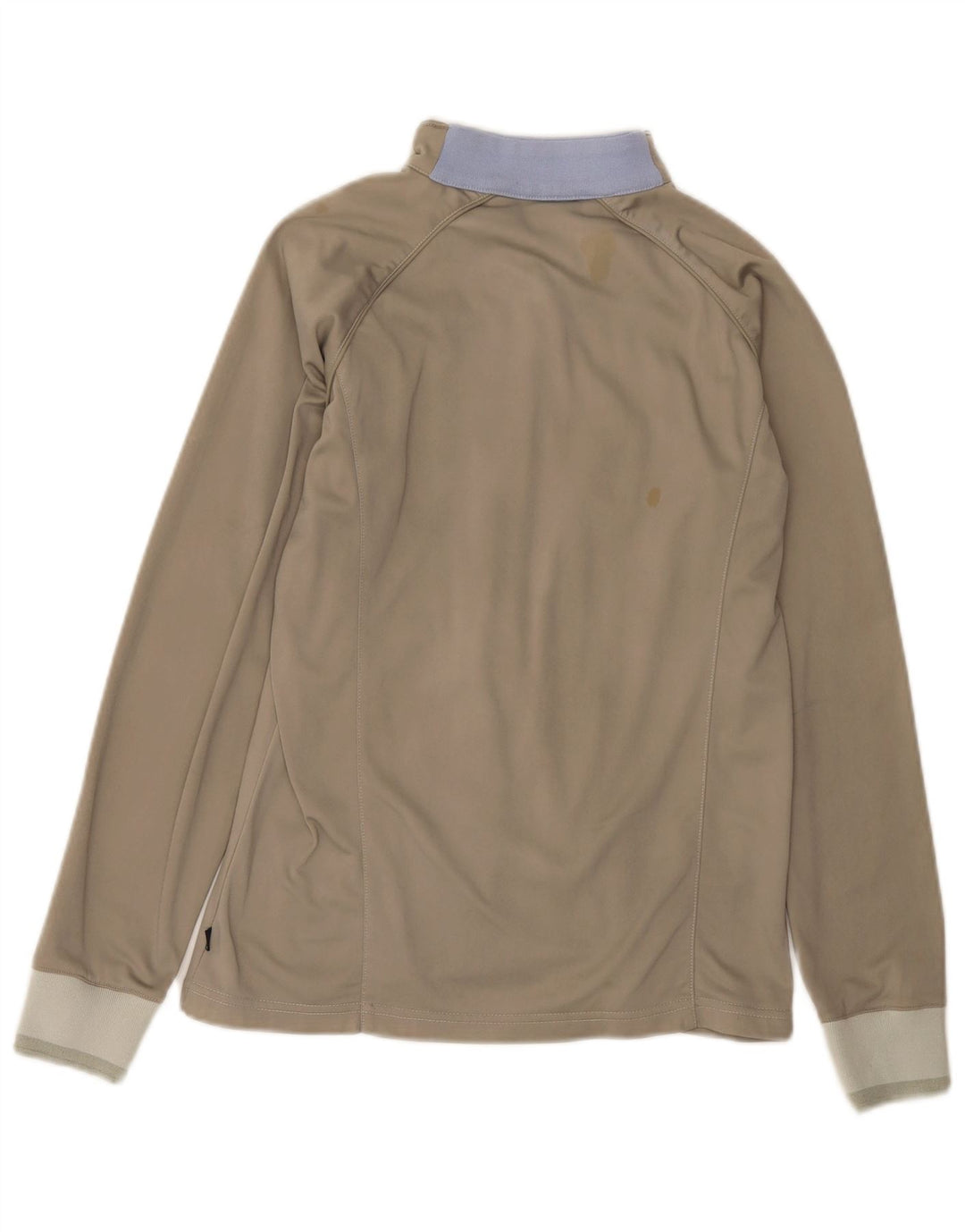Asics Damen Trainingsanzug Top Jacke UK 14 Medium Khaki Polyamid