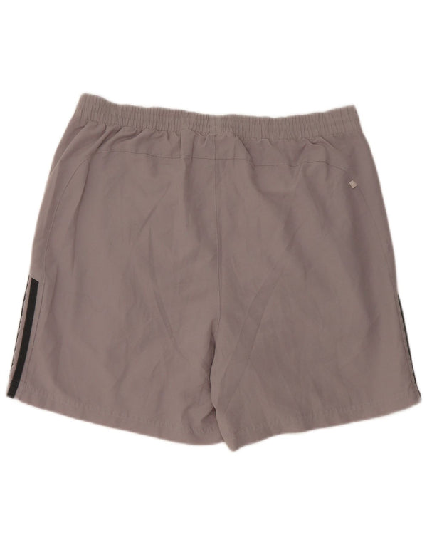Adidas Herren Sportshorts mittelgraues Polyester