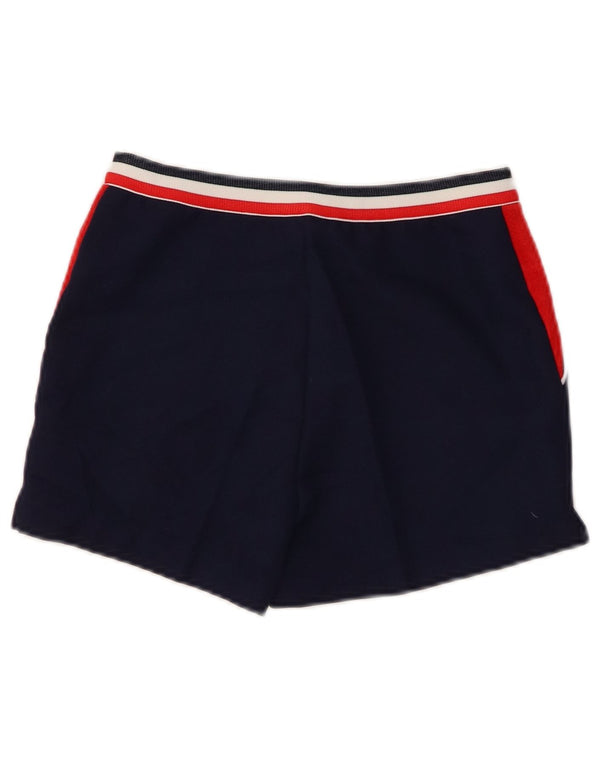 CAMPAGNOLO Damen Chinoshorts IT 40 Small W24 Marineblau Farbblock