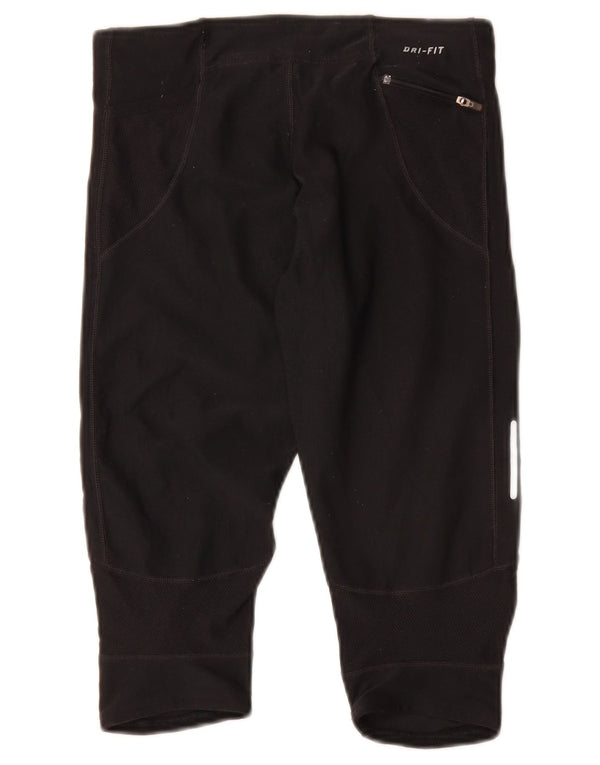 Nike Damen Dri Fit Bermuda Sportshorts UK 4 XS Schwarz Polyester