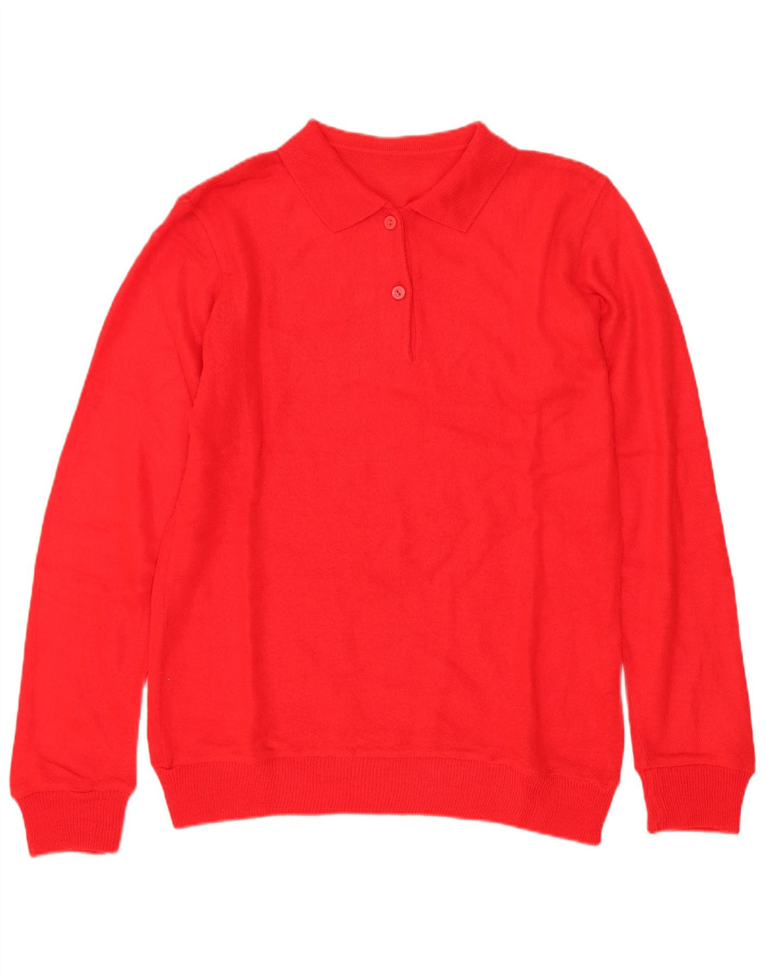 Vintage Damen Rollkragenpullover Pullover IT 42 Mittelrotes Polyacryl