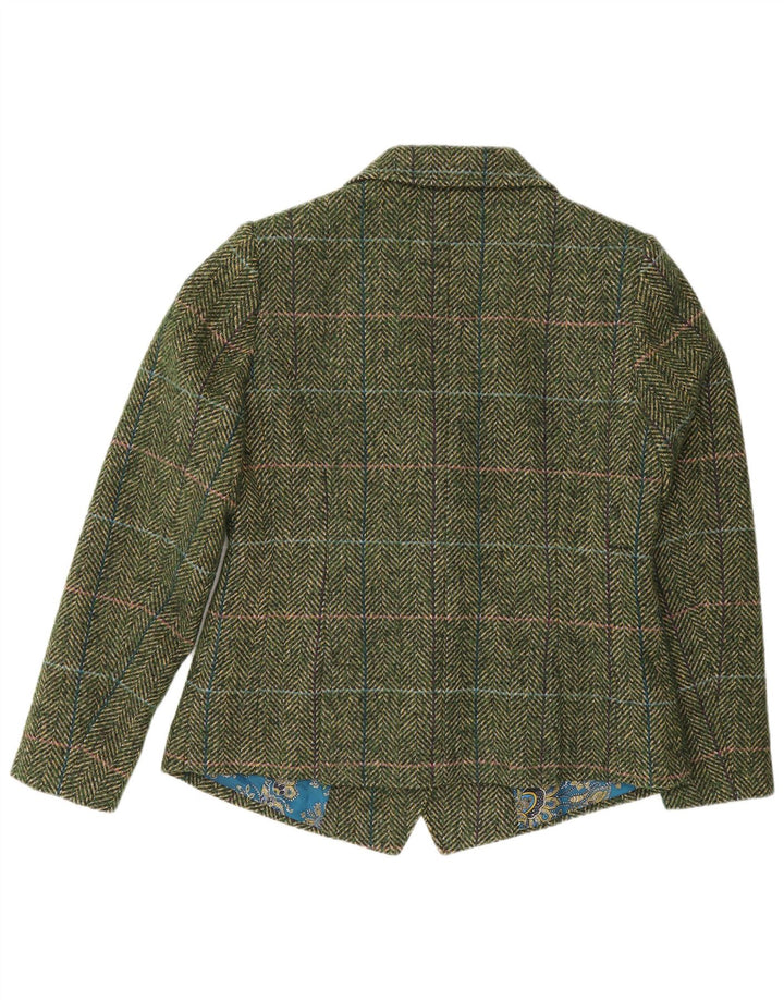 Joe Browns Damen-Blazer mit 5 Knöpfen, Gr. 14, Grün, Hahnentrittmuster