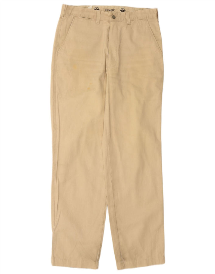 DOCKERS Gerade Chinohose für Herren, W30, L31, Beige