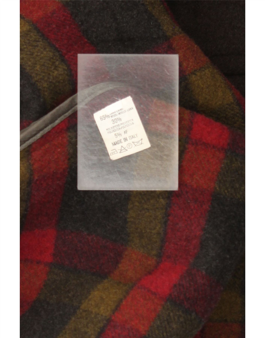 Vintage Damen Poncho Mantel Einheitsgröße Mehrfarbig gestreifte Wolle