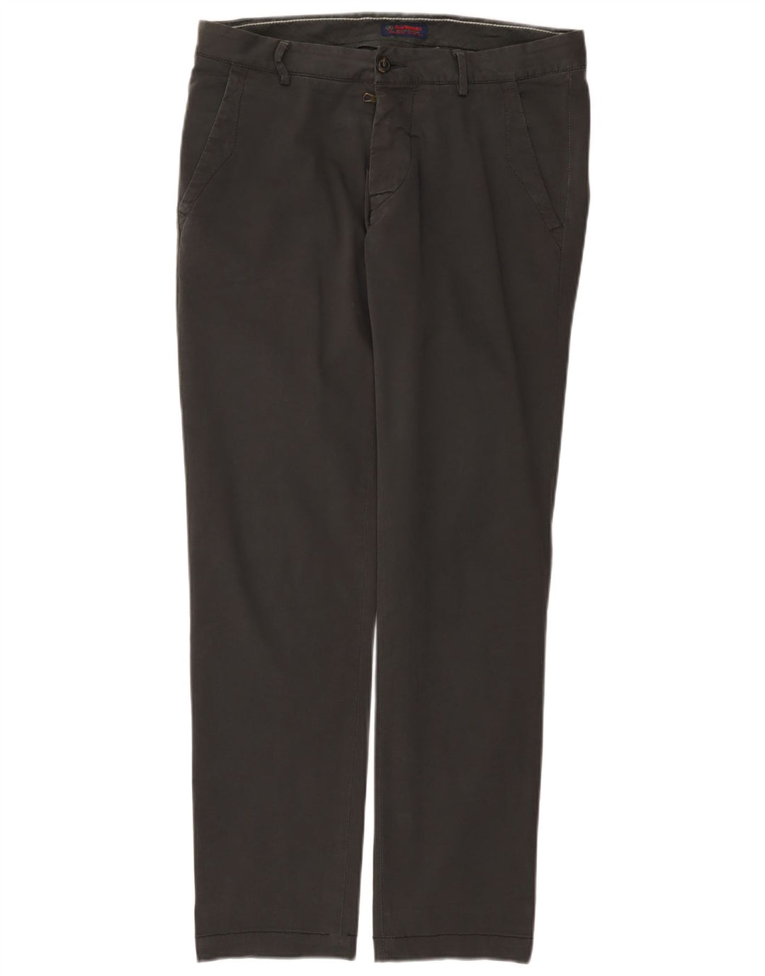Roy Rogers Slim Chino-Hose für Herren, W33, L31, graue Baumwolle