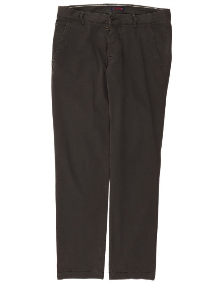 Roy Rogers Slim Chino-Hose für Herren, W33, L31, graue Baumwolle