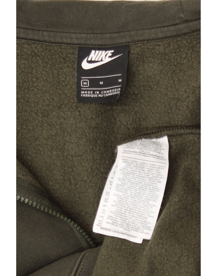 Nike Herren-Kapuzenpullover mit Reißverschluss, mittlere Khaki-Baumwolle