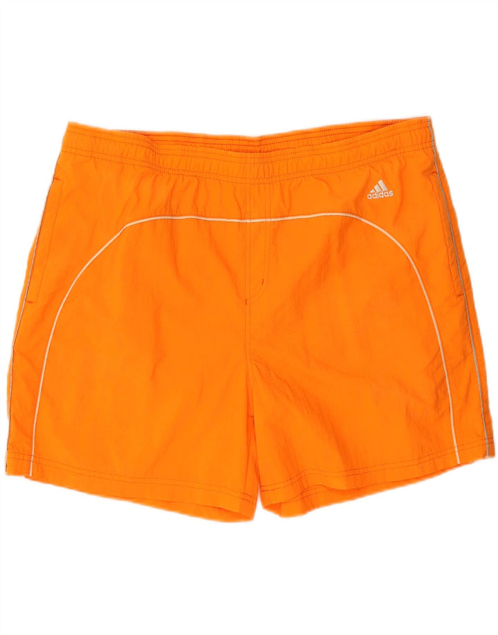 ADIDAS Mens Swimming Shorts XL  Orange Polyester