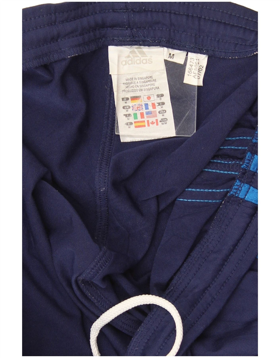Adidas Herren-Trainingshose, Mittelblau, Polyester