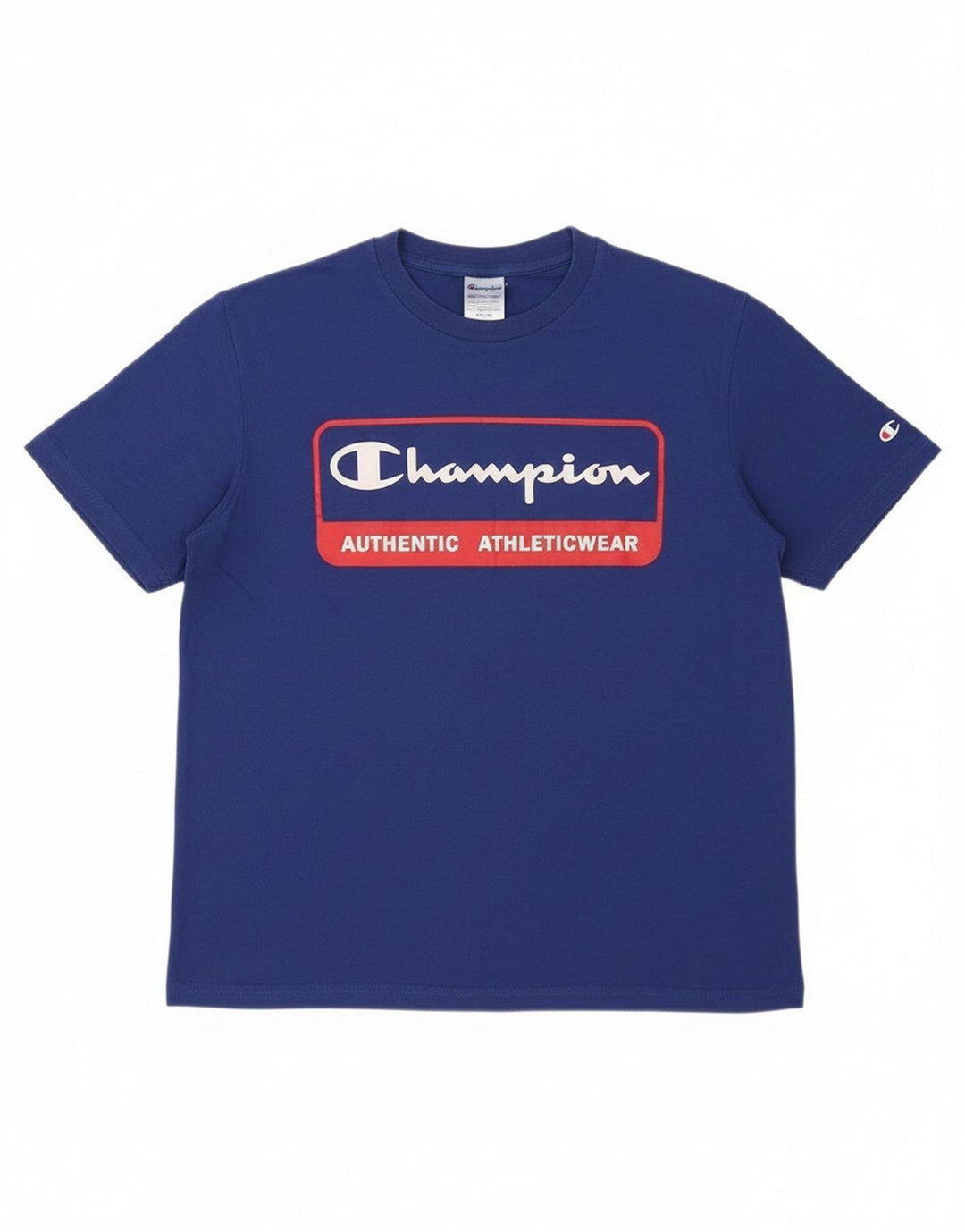 Champion Herren-T-Shirt mit Grafik, Größe S, Marineblau