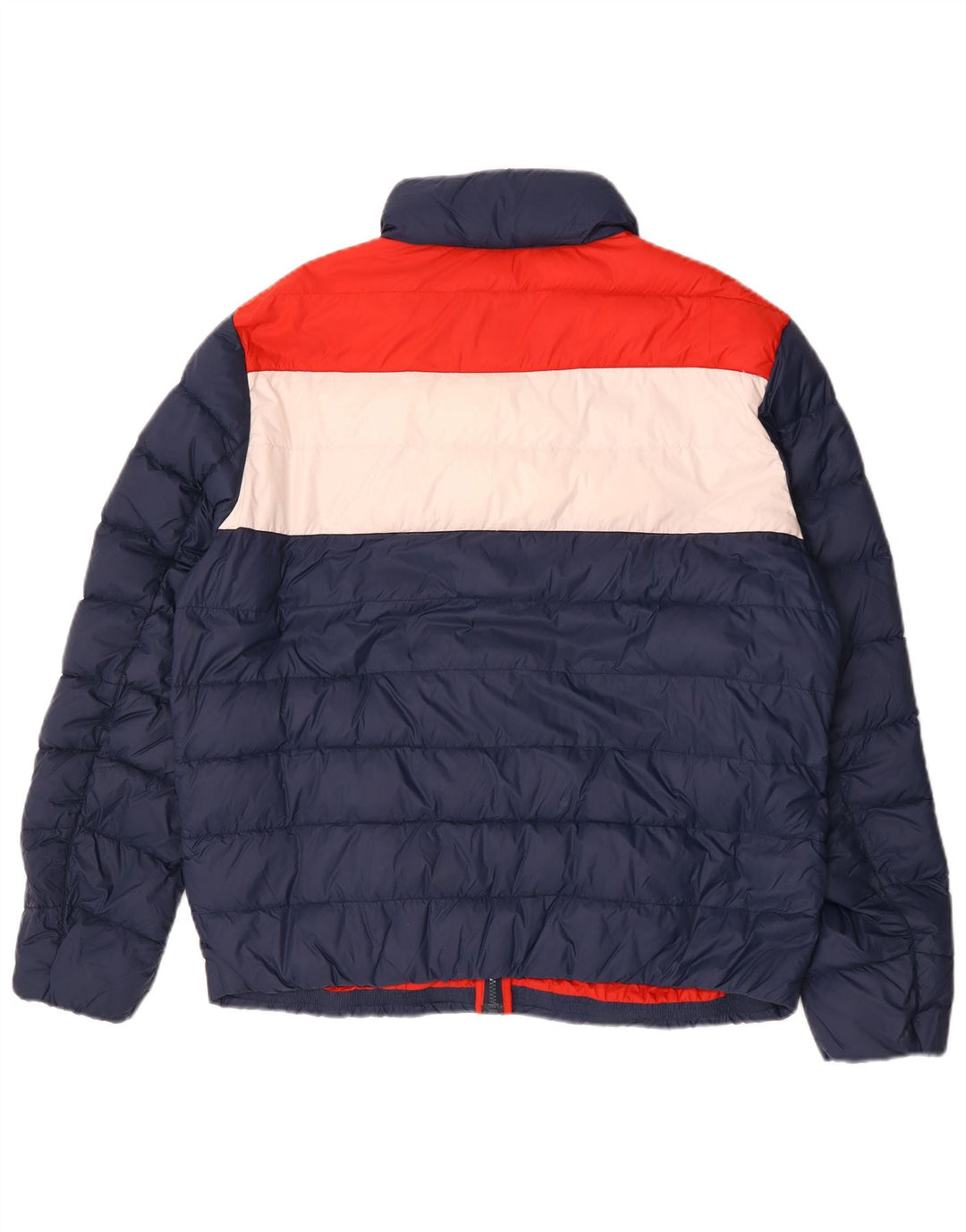 Tommy Hilfiger Herren Wattierte Jacke UK 44 2XL Blau Colourblock Polyamid