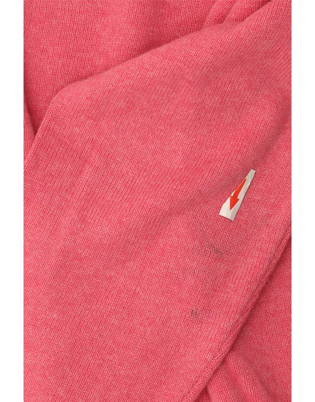 Marks & Spencer Herren-Pullover mit V-Ausschnitt aus mittelrosa Baumwolle