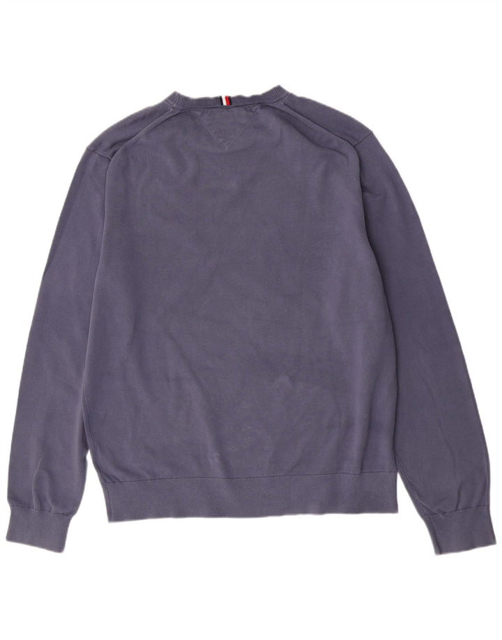 Tommy Hilfiger Herren Sweatshirt Pullover 3XL Blau Baumwolle