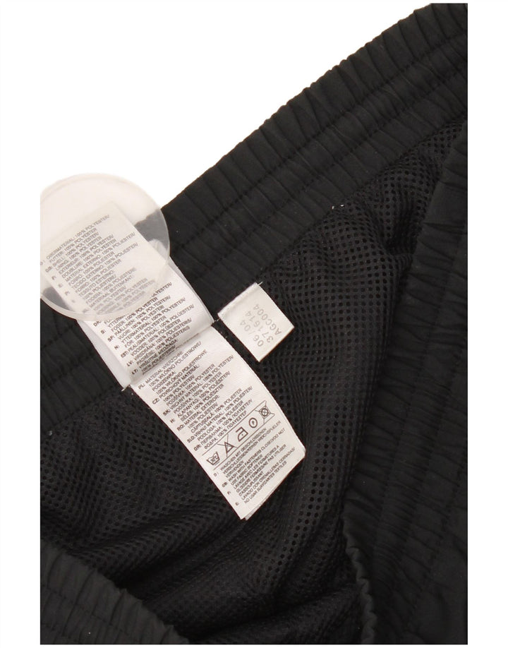Adidas Herren-Trainingshose, groß, aus schwarzem Polyester