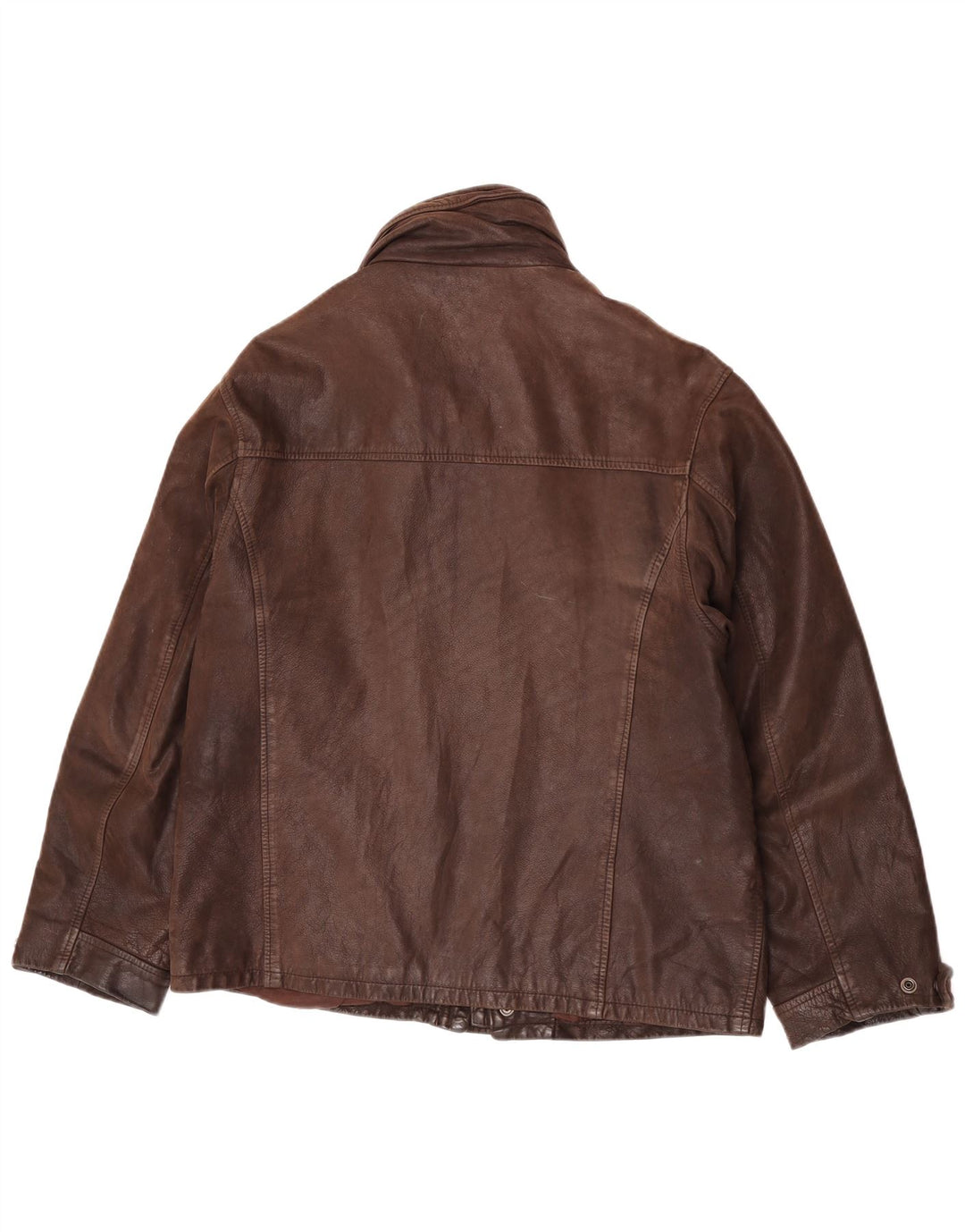 Vintage Herren Lederjacke IT 50 Großes braunes Leder