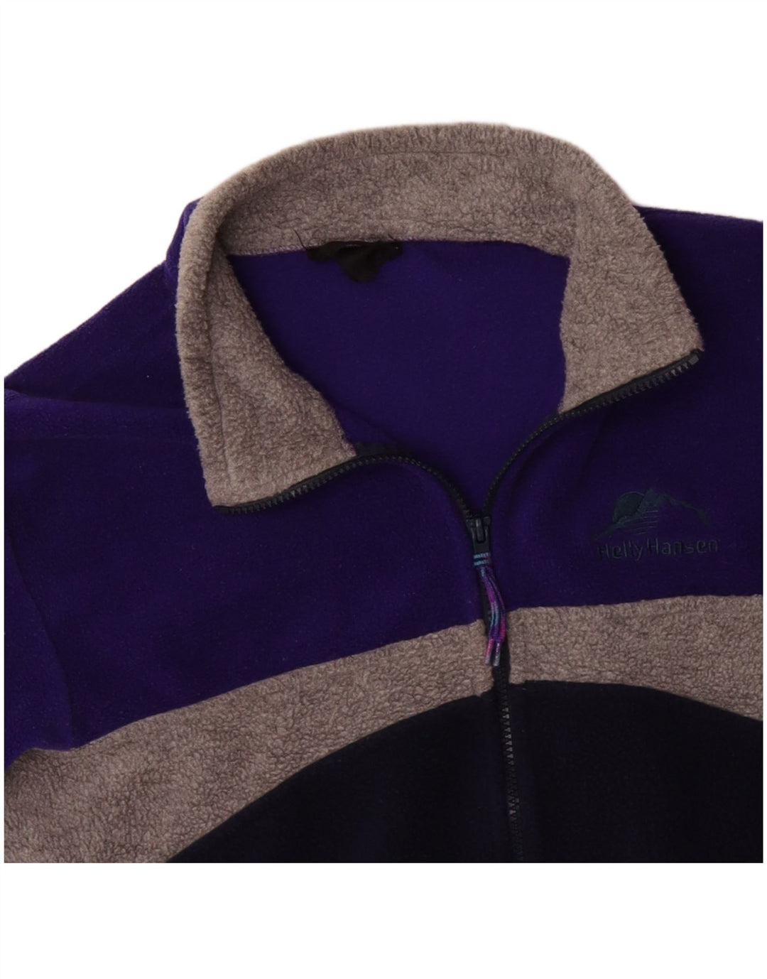 HELLY HANSEN Herren Fleecejacke UK 38 Mittel Marineblau Farbblock