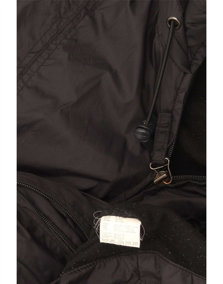 Guru gepolsterte Herrenjacke UK 38 Mittelschwarzes Nylon