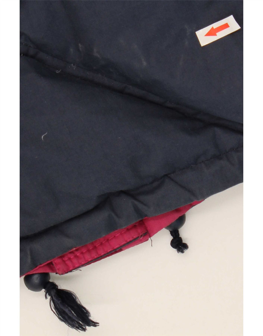 Vintage Herren gepolsterte Wende-Skijacke UK 40 Large Pink Polyester