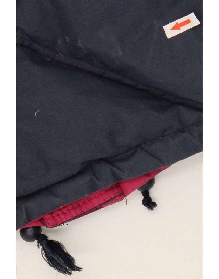 Vintage Herren gepolsterte Wende-Skijacke UK 40 Large Pink Polyester