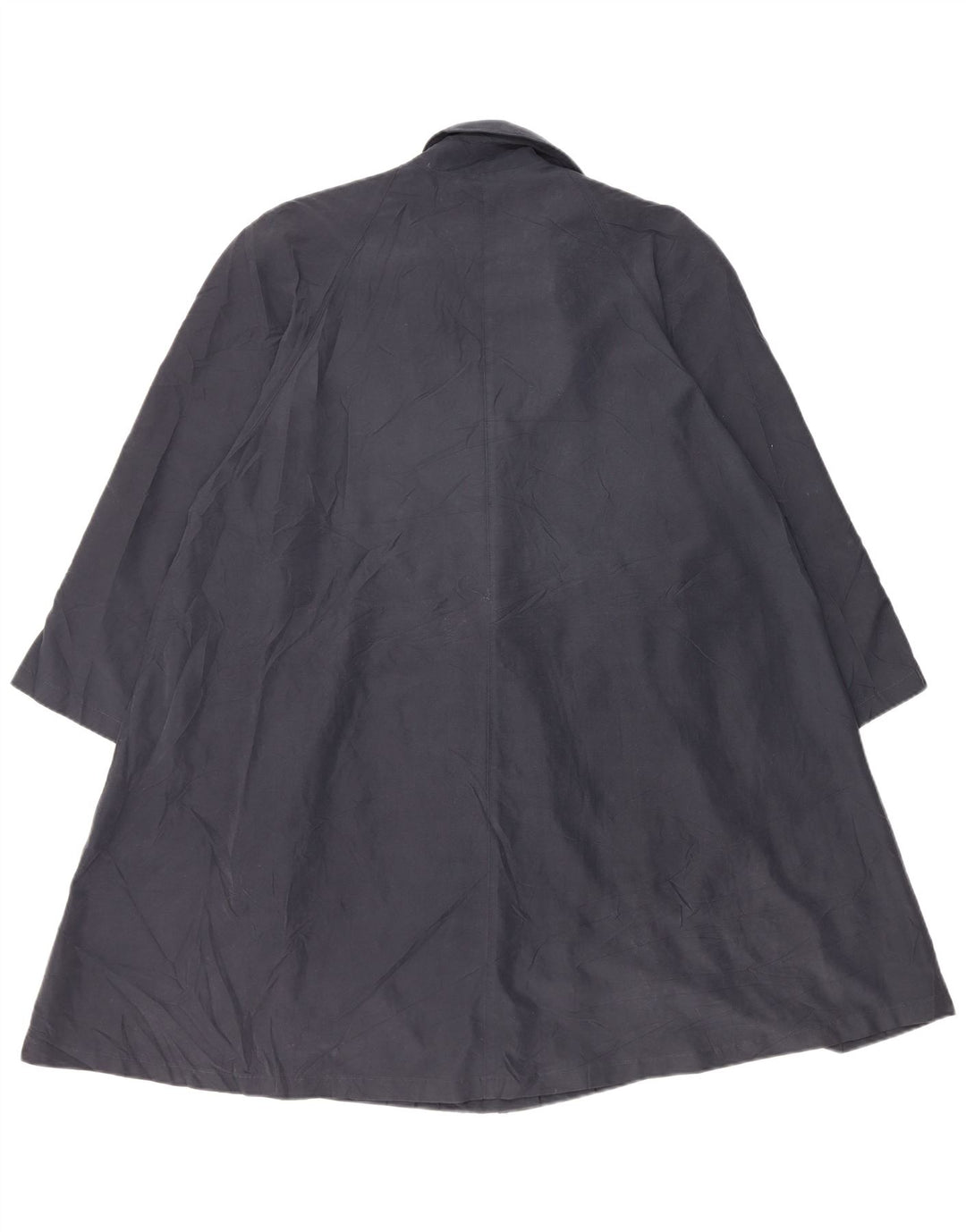 Luisa Spagnoli Damen Übergroßer Trenchcoat UK 10 Small Marineblau Polyester