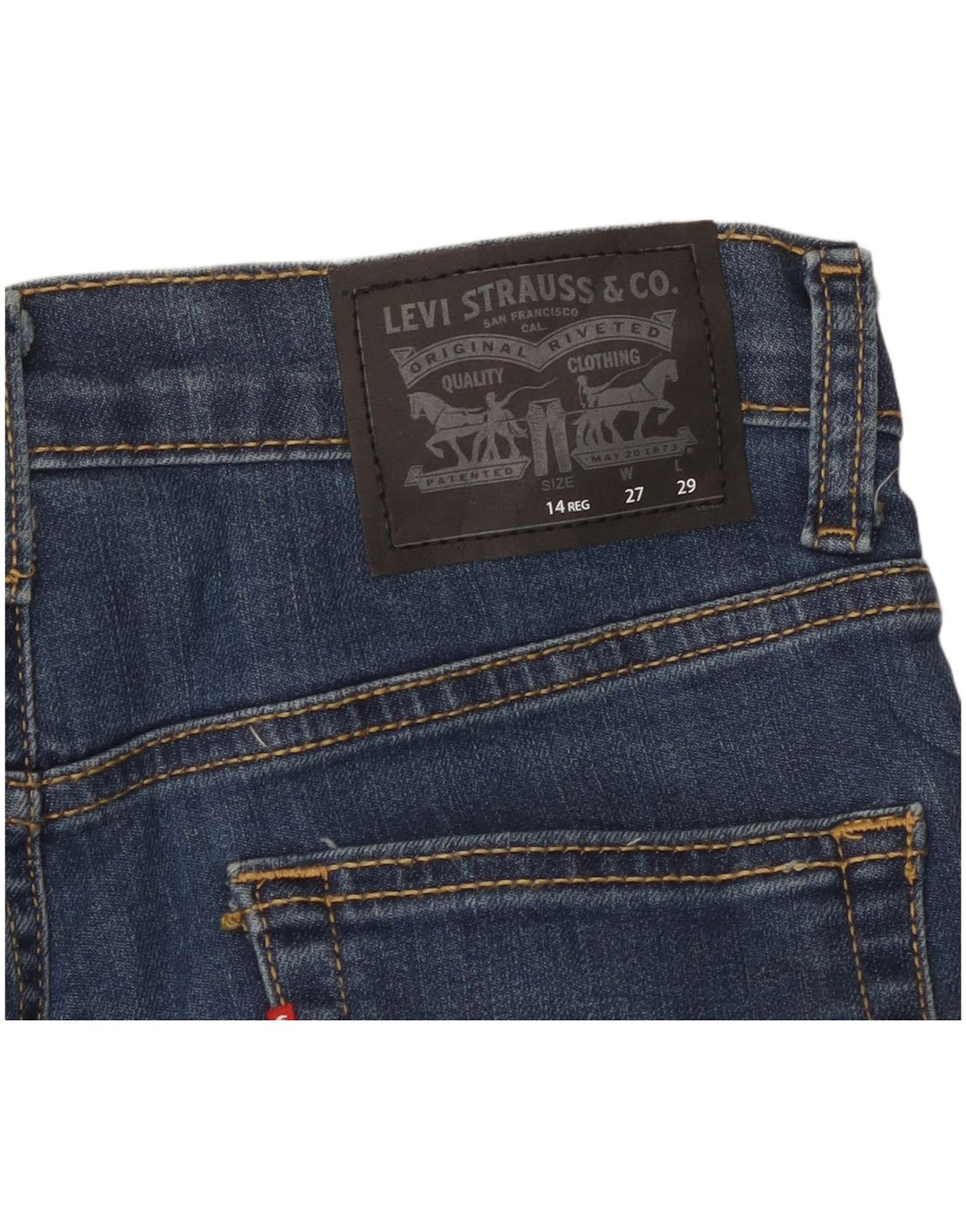 Levi's Mädchen 511 Slim Jeans 13–14 Jahre W27 L29 Blau