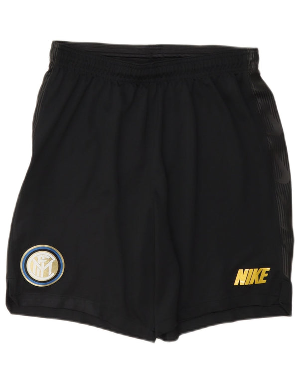 Nike Mens Inter Milan Sport Shorts Medium Black Polyester