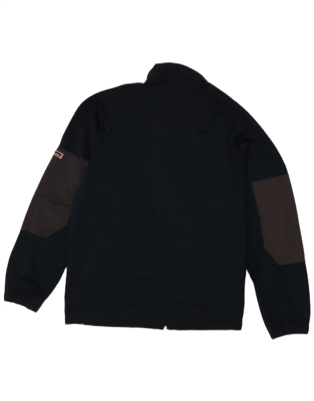 Brugi Herren-Trainingsanzug-Oberteil, mittleres marineblaues Farbblock-Polyester