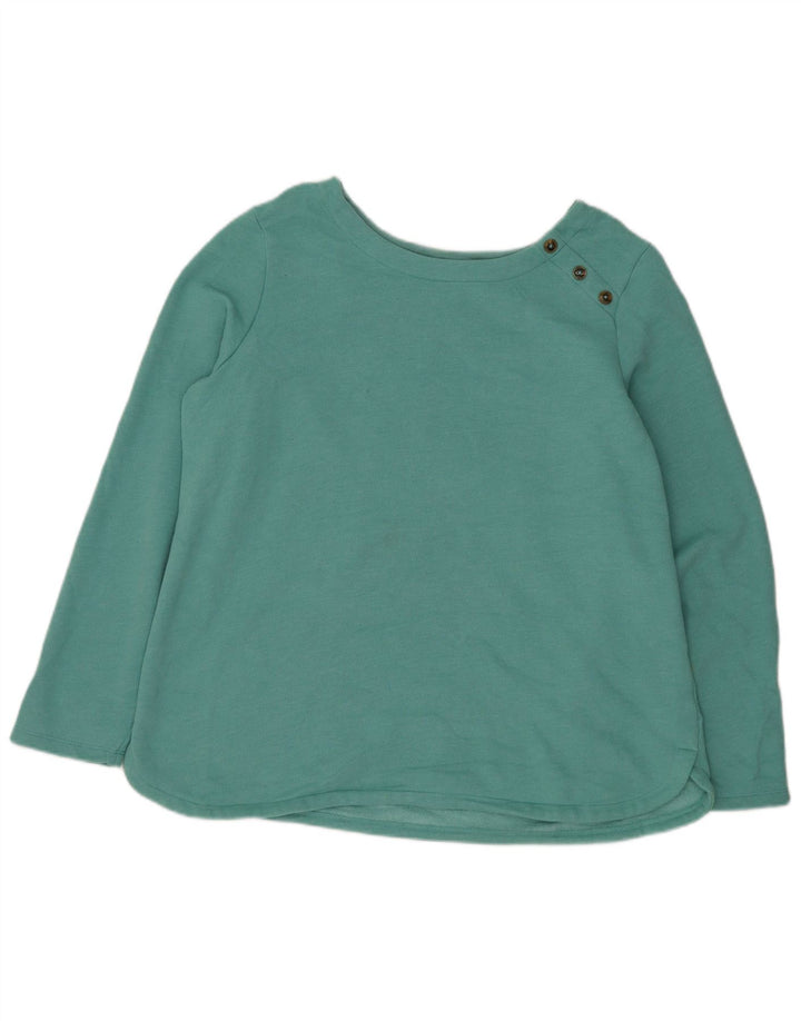 IZOD Damen-Sweatshirt in Übergröße, Größe UK 18, XL, türkisfarbene Baumwolle