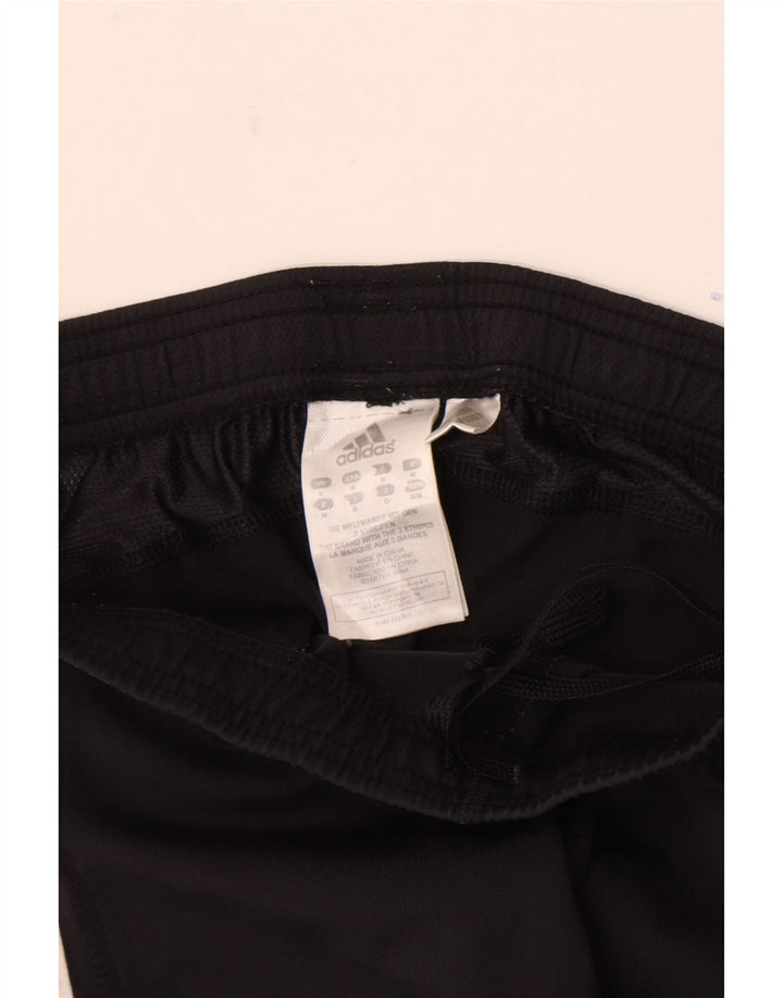 Adidas Damen Sportshorts UK 12 Medium Schwarz Nylon