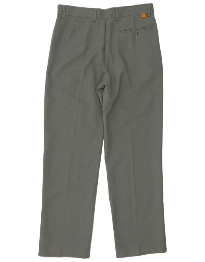 Farah Damen Gerade Freizeithose W34 L31 Grün Polyester