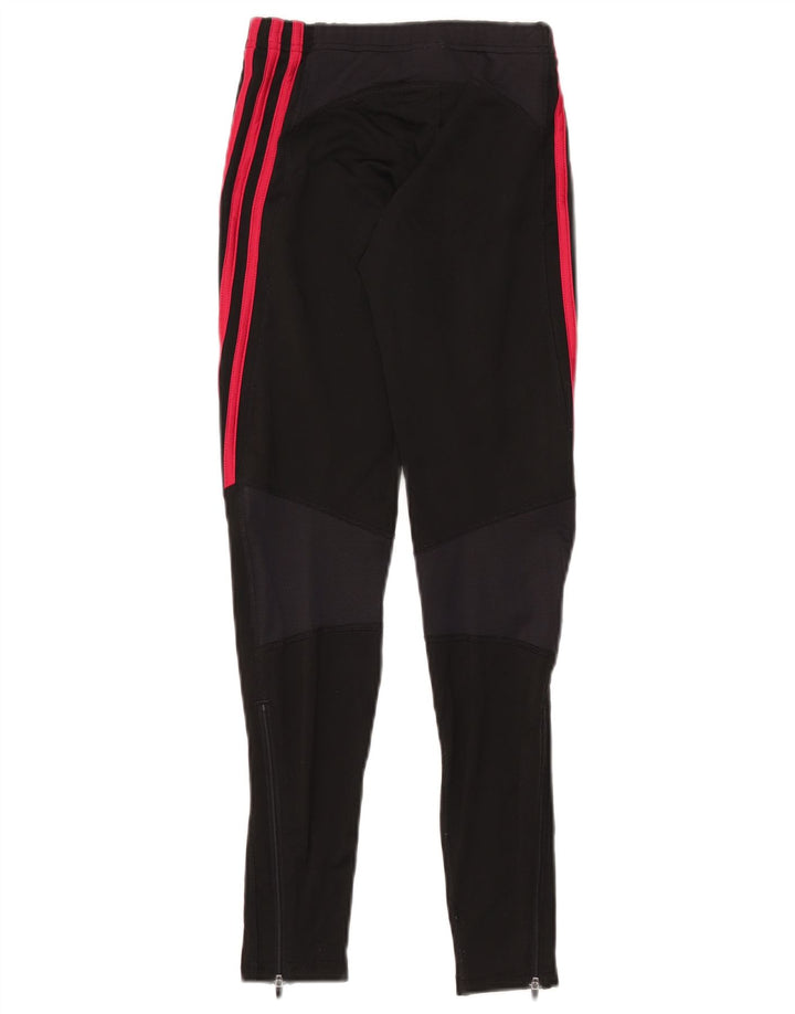 Adidas Damen Leggings UK 10 Small Schwarz Polyester
