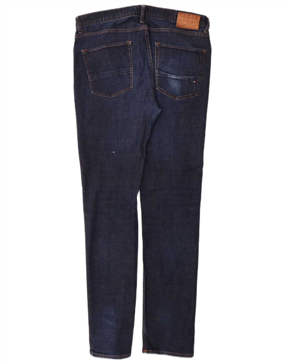 Tommy Hilfiger Herren Denton Slim Straight Jeans W36 L36 Marineblau Baumwolle