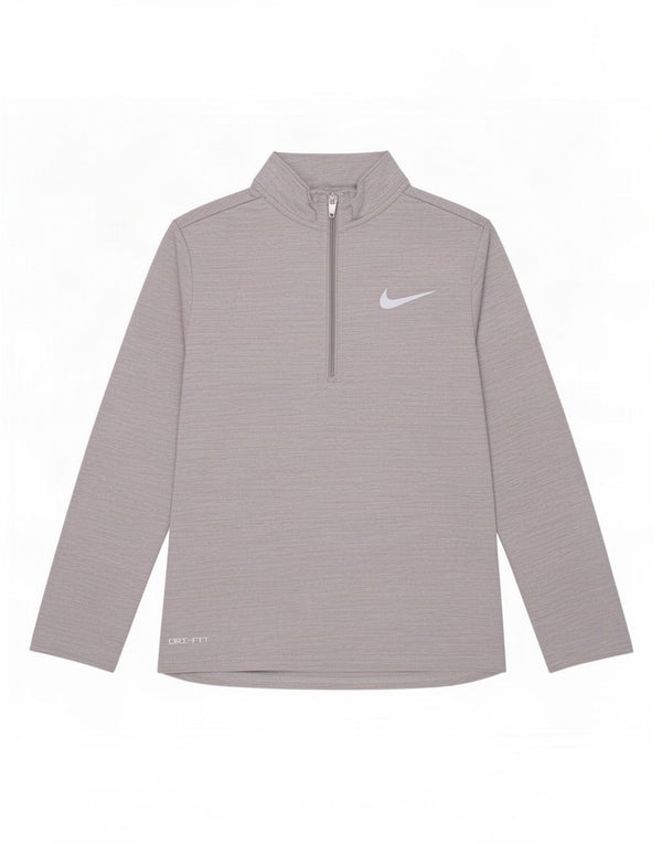 Nike Dri Fit Pullover-Trainingsanzug für Jungen, 4–5 Jahre, Größe S, Grau meliert