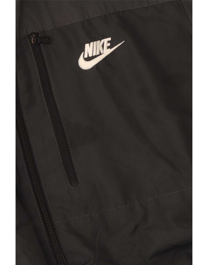 Nike Herren-Regenjacke mit Kapuze, UK 38, mittelschwarz, Polyester