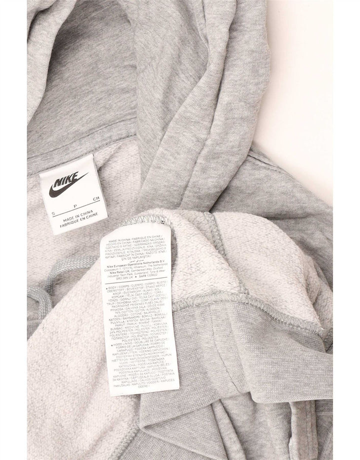 Nike Herren Graphic Regular Fit Kapuzenpullover, Größe S, Grau, Baumwolle