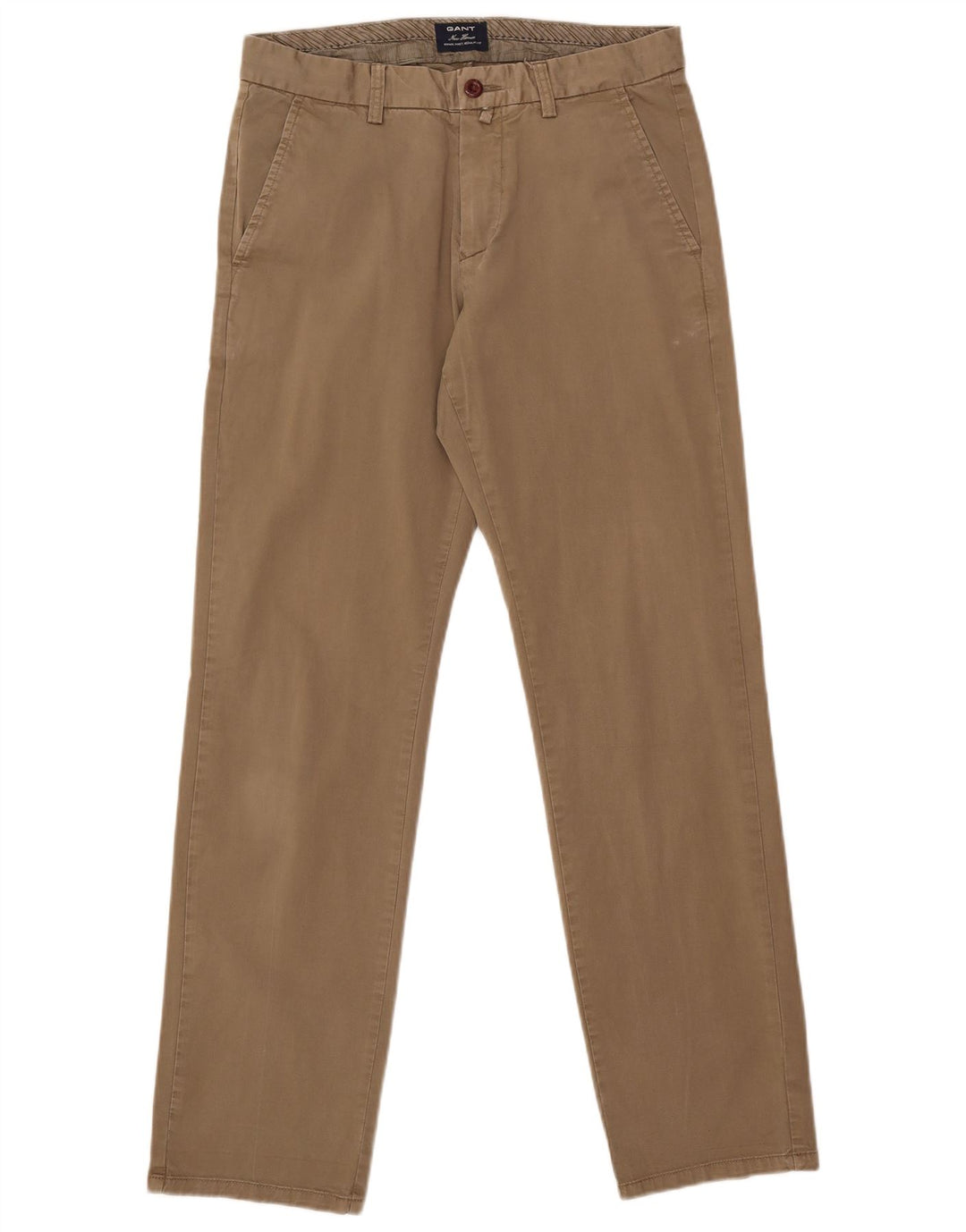 Gant Herren New Haven Regular Fit Straight Chino Hose W30 L32 Braun