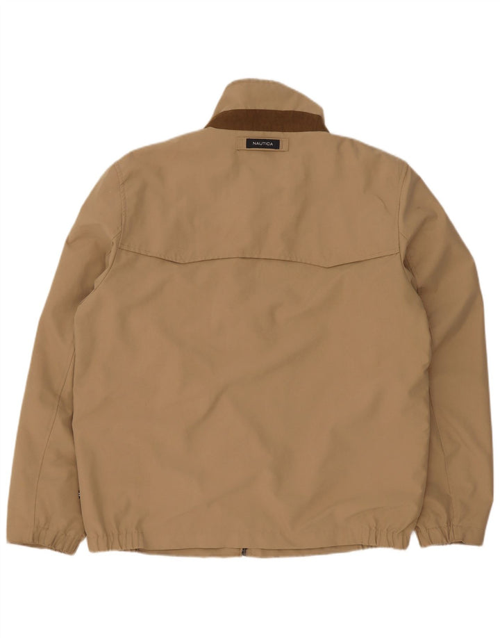 Nautica Herren Bomberjacke UK 38 Medium Beige Polyester