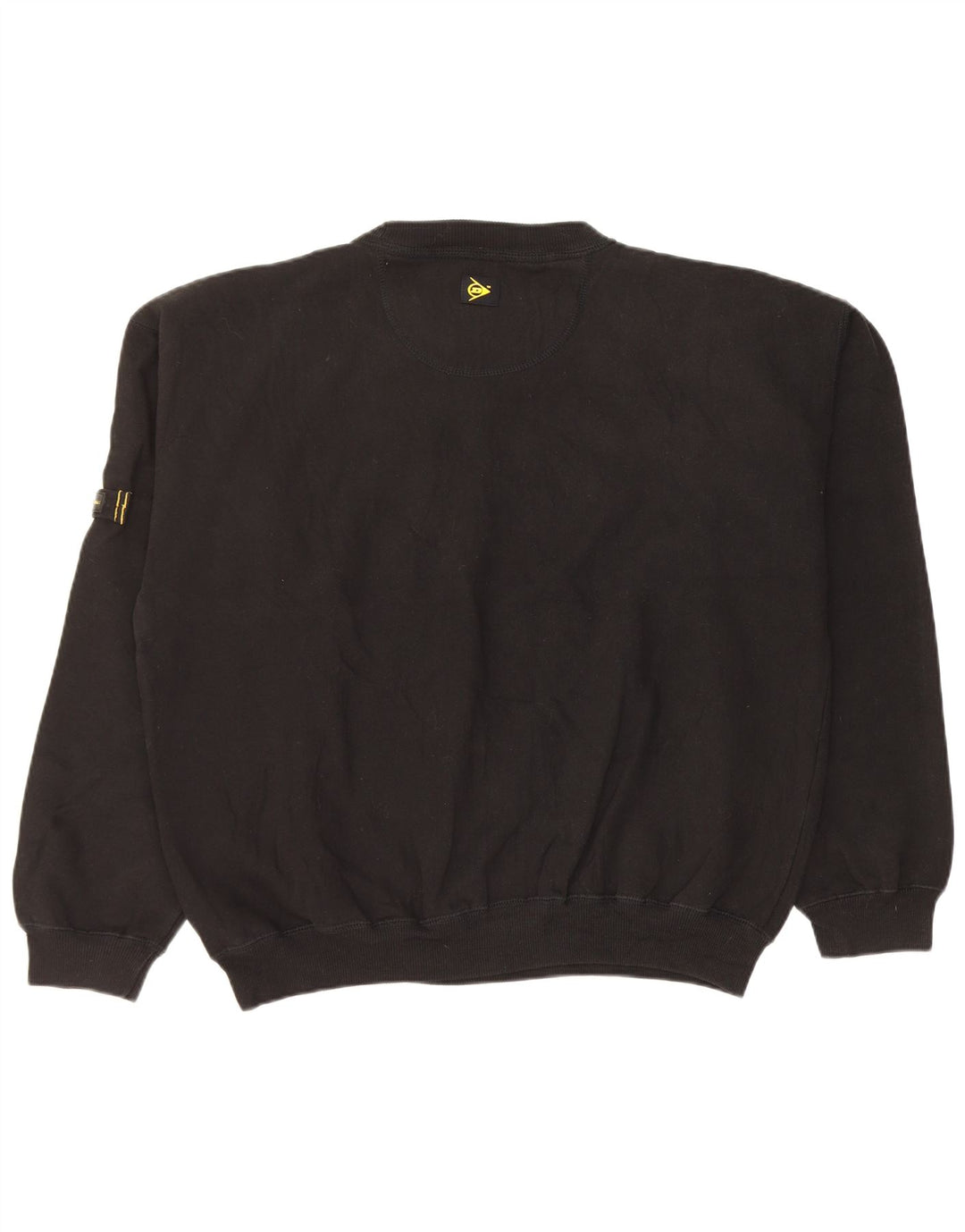 Dunlop Herren Grafik-Sweatshirt-Pullover XL aus schwarzer Baumwolle