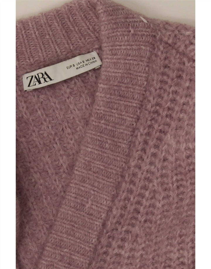 Zara Damen-Strickjacke in Übergröße, Gr. 10, klein, Rosa