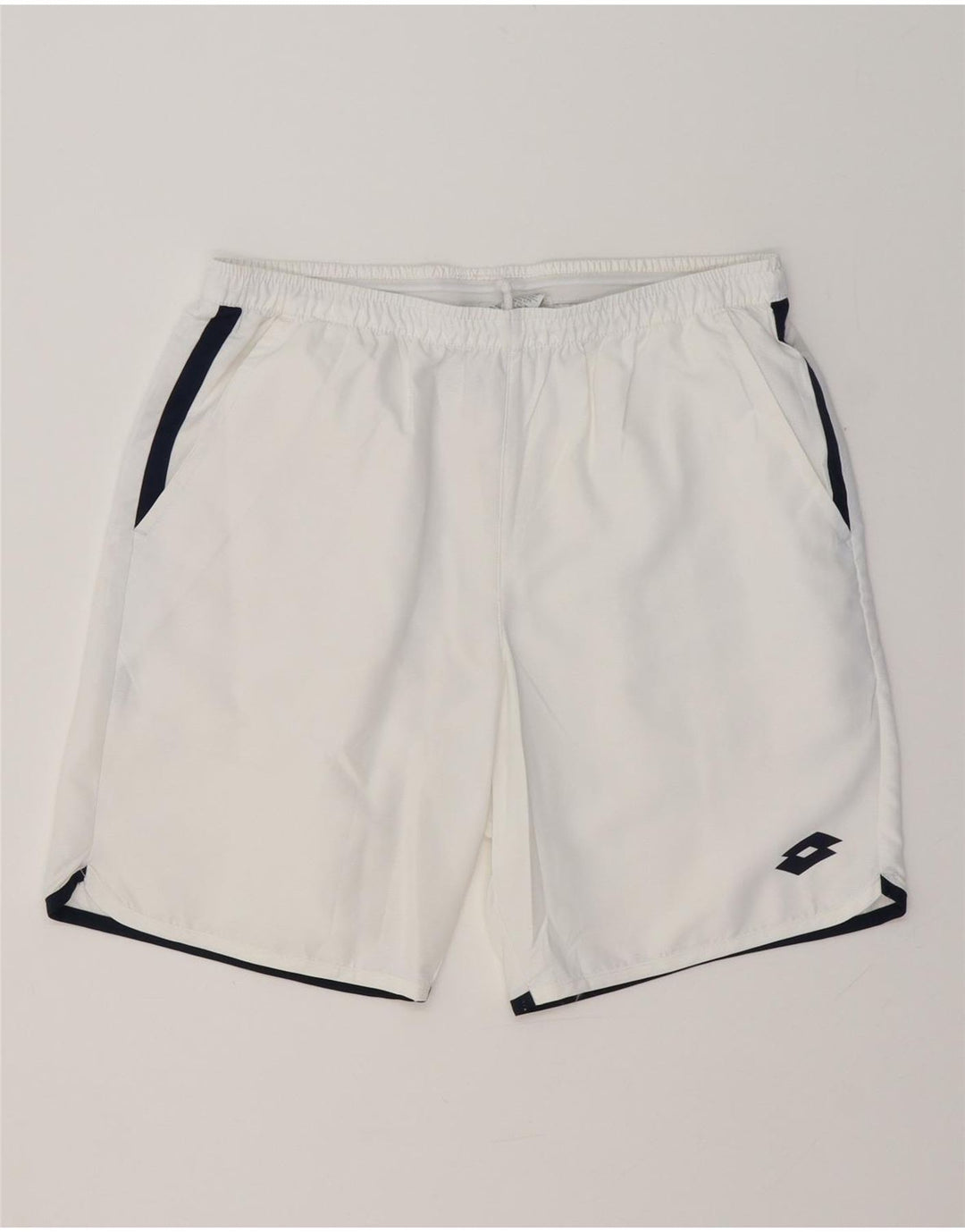 LOTTO Herren-Sportshorts, Größe S, Weiß, Polyester