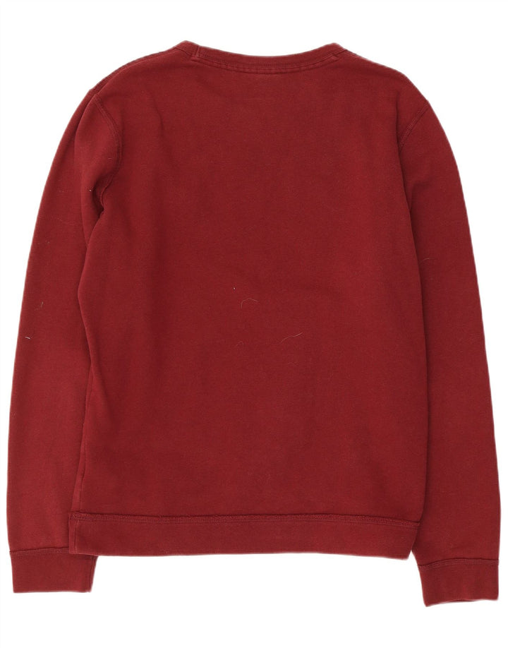 HOLLISTER Herren-Sweatshirt mit Grafik, mittlere kastanienbraune Baumwolle