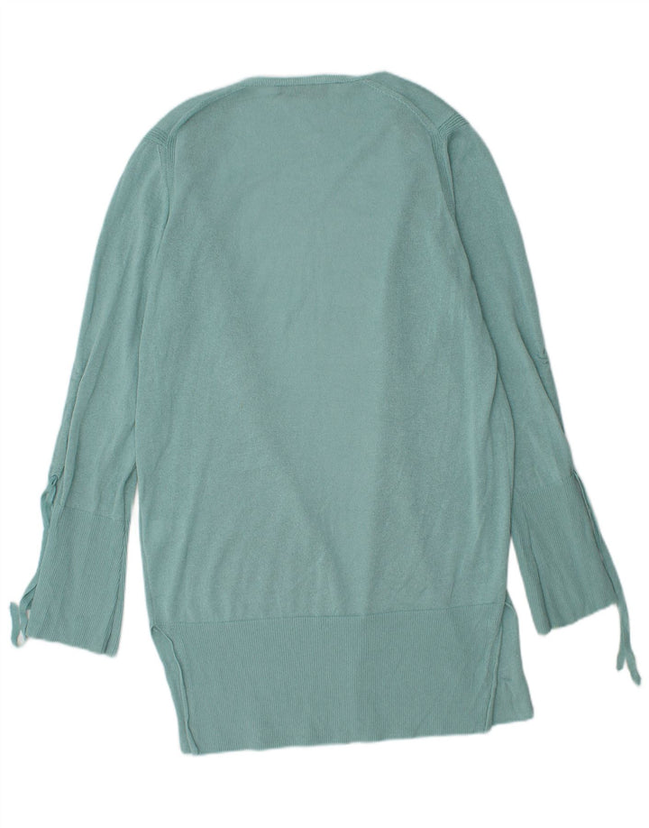 Marks & Spencer Damen Longline-Cardigan-Pullover UK 12 Mitteltürkis