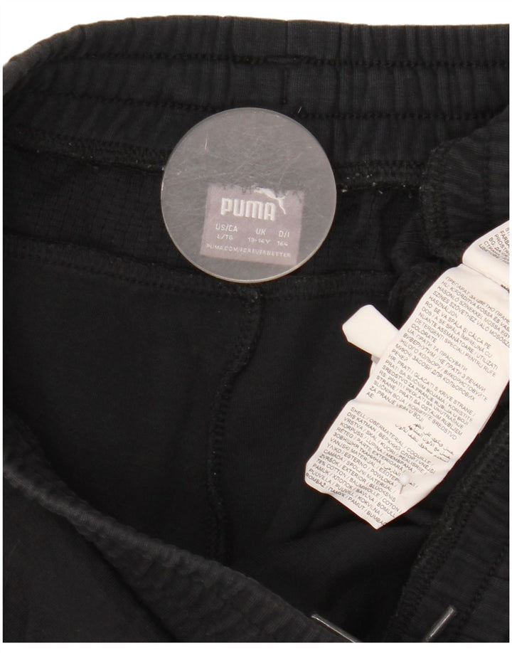 Puma Jungen Sportshorts 13–14 Jahre, schwarze Baumwolle